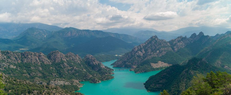 vistes des d'un mirador a la Llosa del Cavall